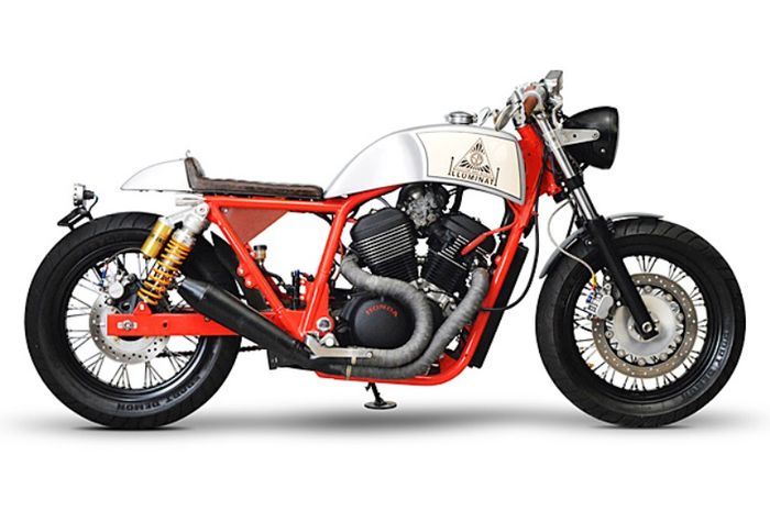 Foto Honda VXR 400 kustom cafe racer oleh Custom Bike World lansiran pipeburn.com