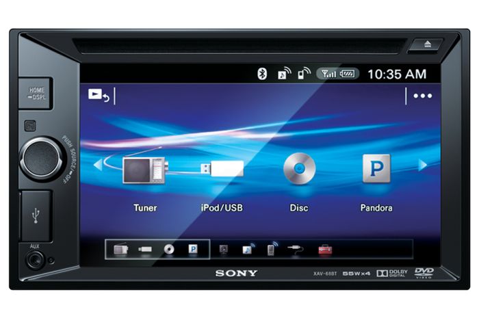 Sony XAV-68BT Double DIn WVGA 6.1 Touch Screen