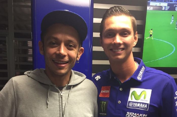 Valentino Rossi dan Michael Van Der Mark