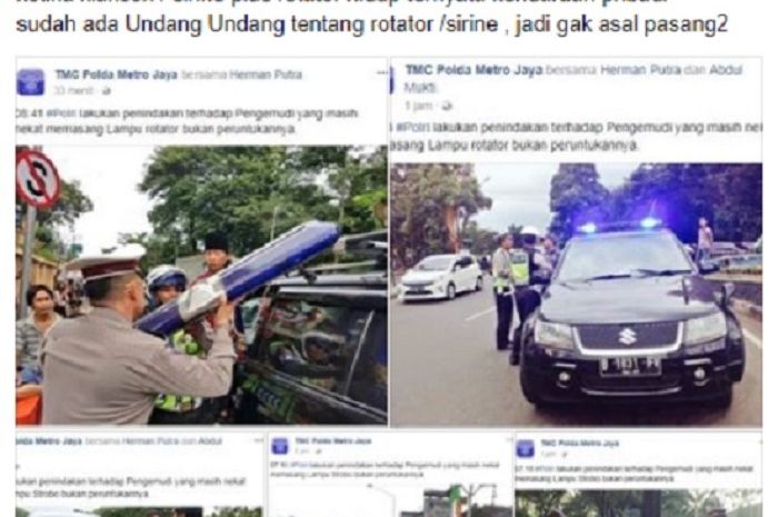 Netizen Ramai Komentari Razia Rotator