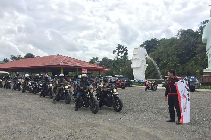 Honda Big Bike Jakarta menuju Honda Bikers Day 2017 di Yogyakarta