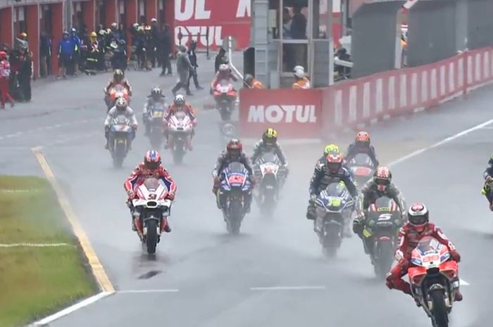 Warm up MotoGP Jepang telat