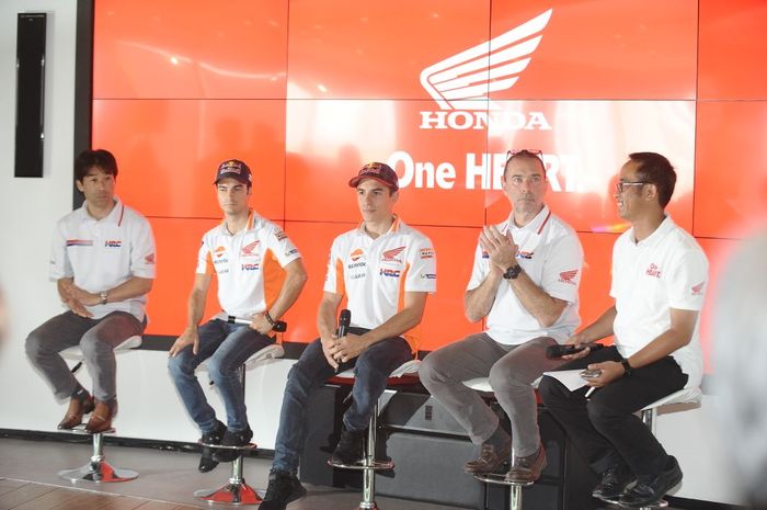  Marc Marquez dan Dani Pedrosa. Kunjungan ke Indonesia
