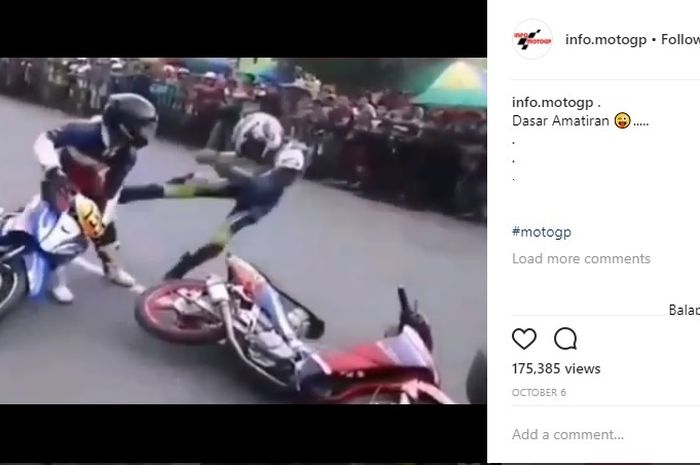 Video balapan macam apa ini???