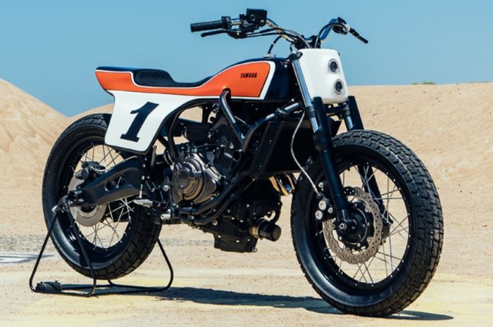 Yamaha XSR700 kustom flat tracker dari Jigsaw Customs, dilansir oleh www.yamahamotorsports.com