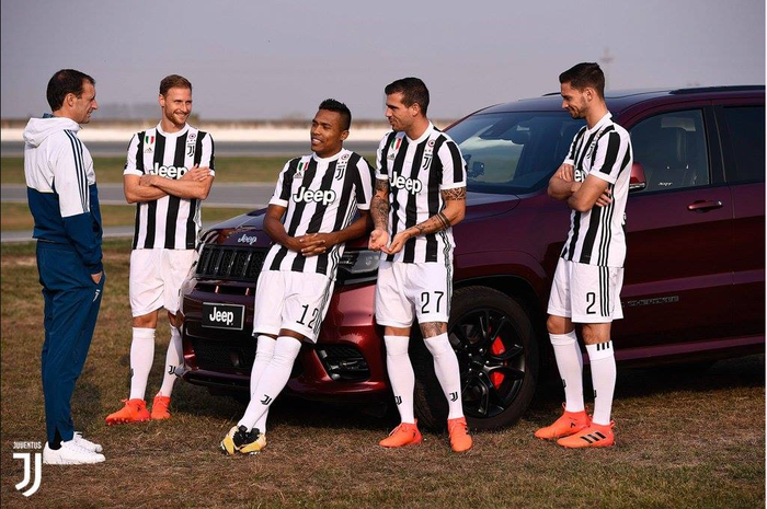 Juventus Ppayer and coach