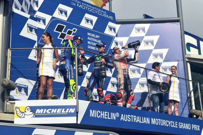 Podium MotoGP Australia 2017