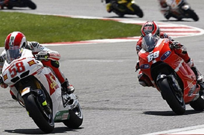 Mendiang Marco Simoncelli dan Nicky Hayden