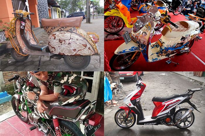 Modifikasi motor unik untuk pemuda Indonesia
