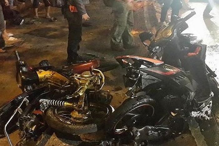 Ilustrasi Kecelakaan Sepeda Motor 