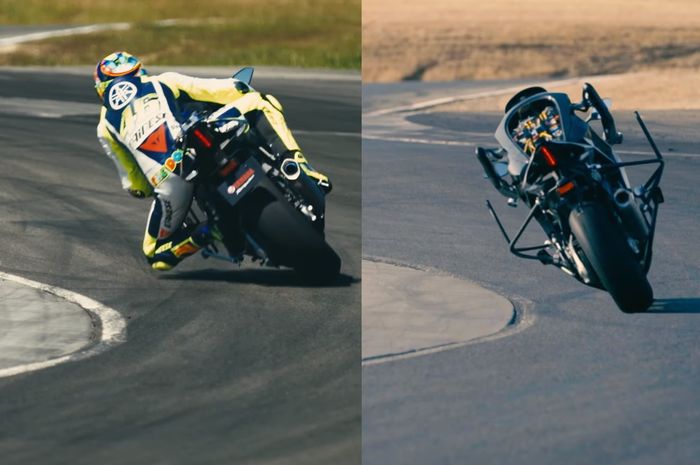 Motobot vs Valentino Rossi time trial