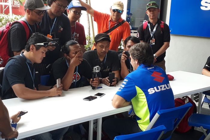 Davide Brivio bertemu media dari Indonesia di MotoGP Malaysia