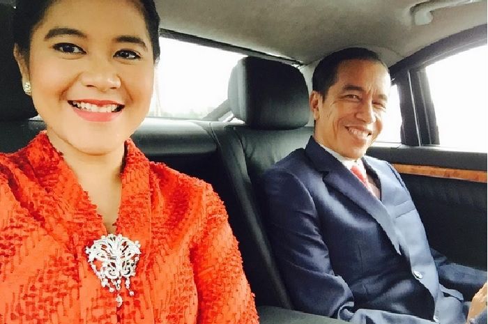Presiden Jokowi dan putrinya, Kahiyang Ayu