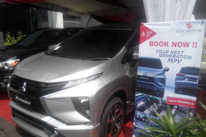 Penampakan Xpander pada acara Dealer Auto Show 2017 di Solo