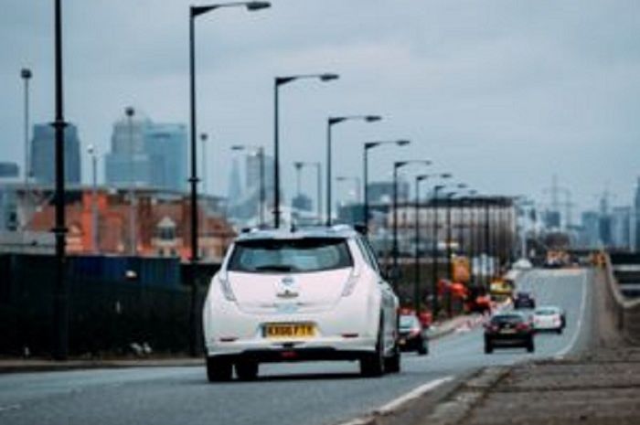 Nissan's autonomous drive demonstration event - London