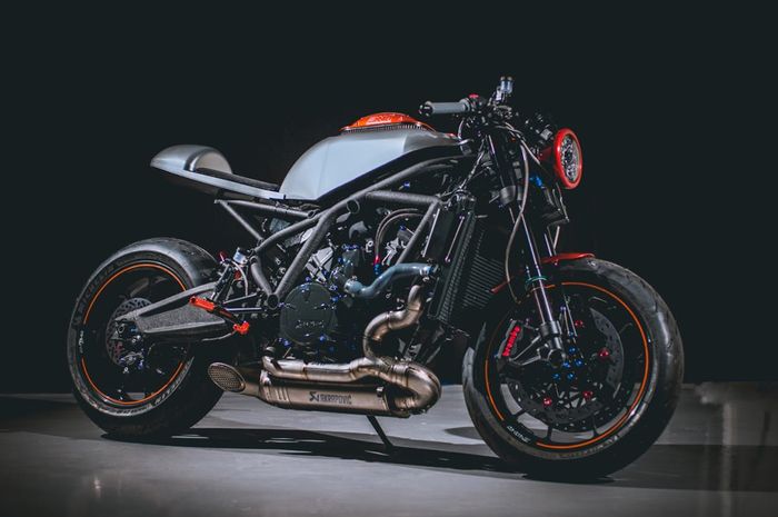 Motor KTM LC8 1190 kustom cafe racer dari DNA Filters, dilansir oleh www.bikeexif.com