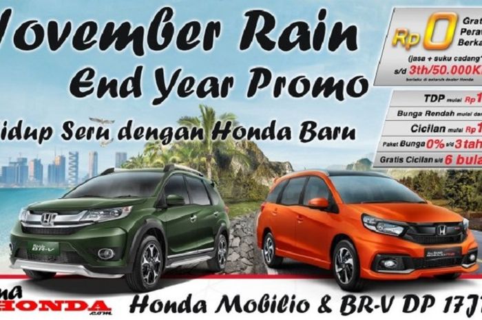 Promo Honda Mobilio dan BR-V