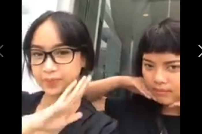 Dua wanita ini melecehkan aksi demo ojek online