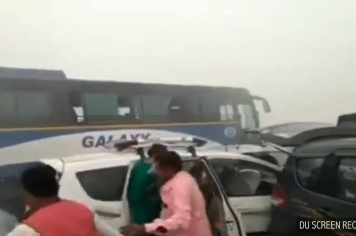 Kecelakaan akibat kabut asap India