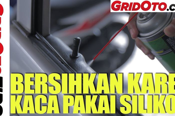 Cara bersihkan karet kaca mobil