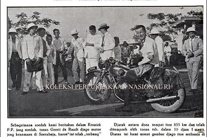 Gerrit de Raadt dengan Rudge Ulster