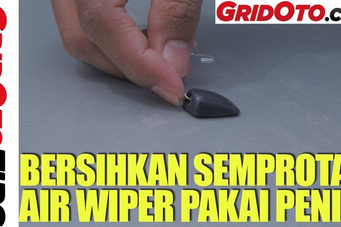 Cara bersihkan semprotan wiper