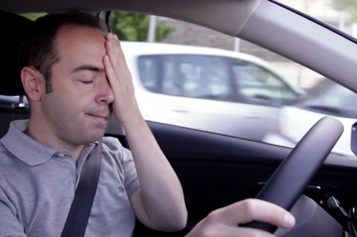 Ilustrasi lelah mengemudi