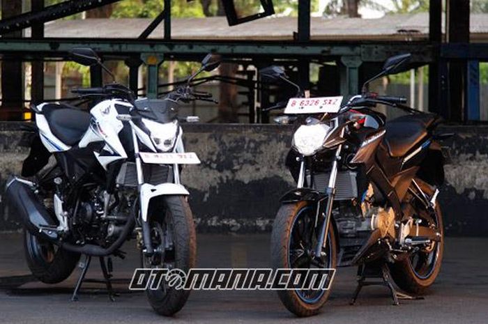 Honda All New CB150R Street Fire Vs Yamaha New V-Ixion Advance