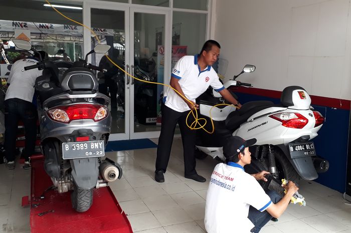 SYM adakan Service Champaign bagi para konsumennya