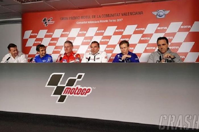 Beberapa perwakilan tim balap MotoGP membahas wacana balap motor listrik.