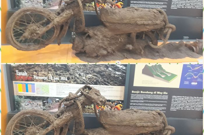 Ini dia penampakan motor dampak longsor di Purworejo