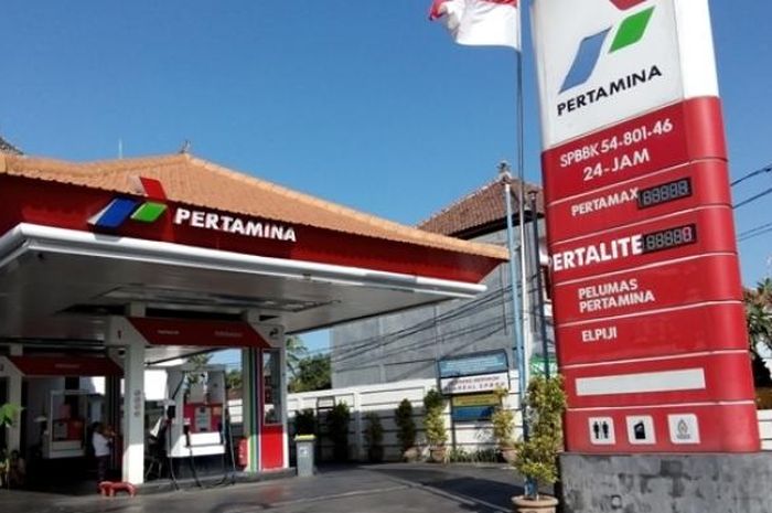 Ilustrasi SPBU pertamina tak ada kenaikan harga BBM