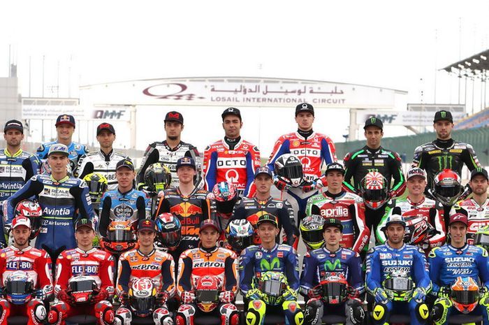Para pemabalap yang siap berlaga di MotoGP 2018