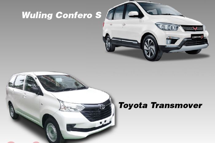 Toyota Transmover dan Wuling Confero S siap bersiang menjadi angkot dalam waktu dekat ini