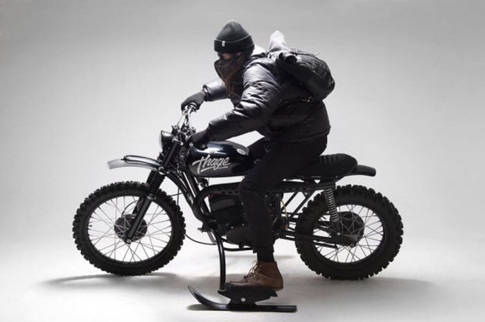 Husqvarna MC256 custom tracker dari LOON, dilansir oleh Bikebrewers.com