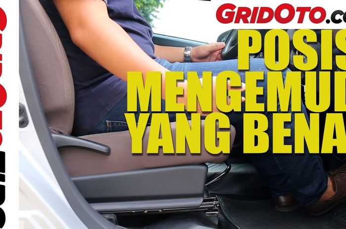 Posisi mengemudi yang benar