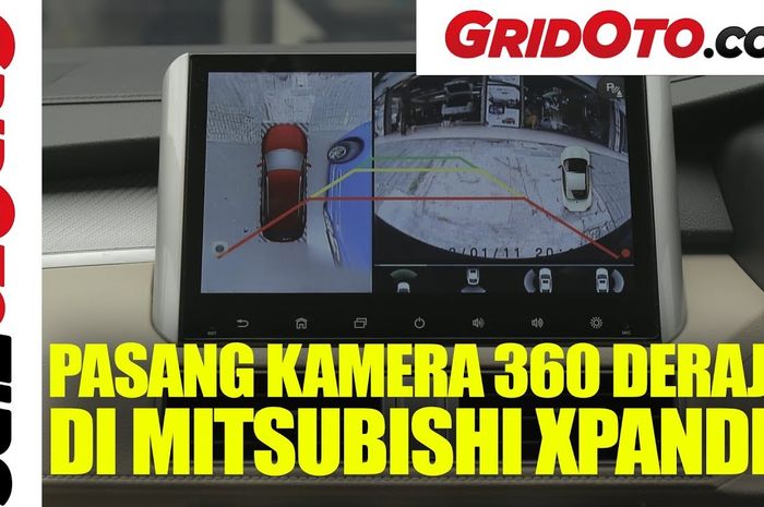 Pasang kamera 360 derajat di Mitsubishi Xpander