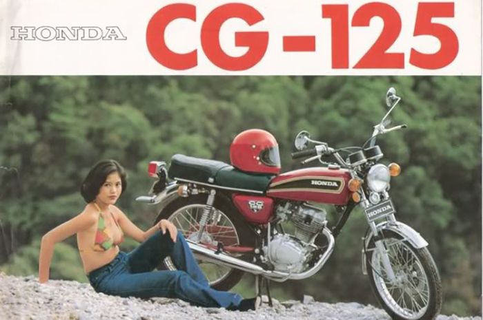 Brosur lawas Honda CG125, jangan salah fokus ya!