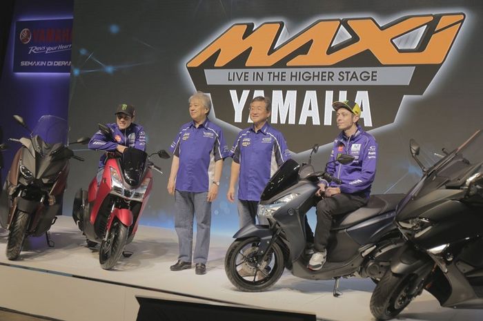 Yamaha Lexi Diperkenalkan Bersama Rossi Dan Vinales