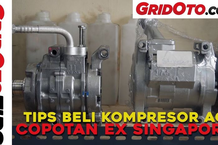 Kompresor AC copotan ex singapore