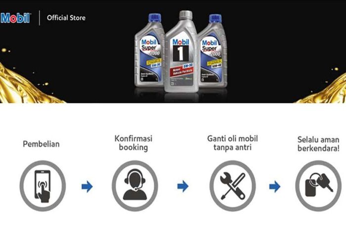 Mobil Lubricants Indonesia bekerja sama dengan Lazada meluncurkan Service Booking Module (SBM).