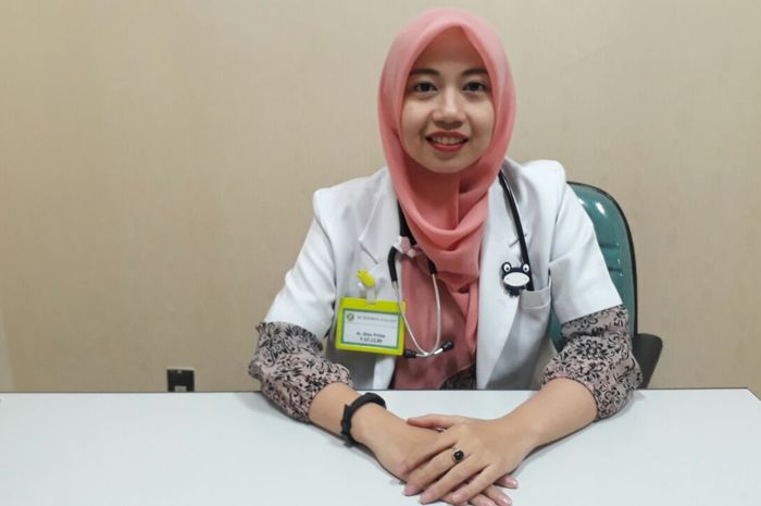 Dian Prima selaku Dokter Umum Rumah Sakit Hermina Galaxy, Bekasi Selatan
