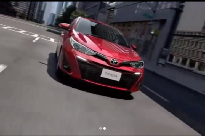 Penampakan Depan Toyota New Yaris 