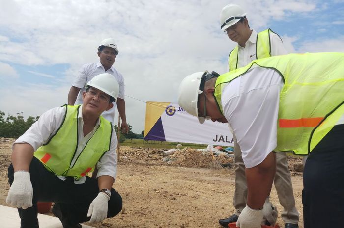 PT JMP Gelar acara Groundbreaking Rest Area Km 597 Ruas Jalan Tol Ngawi-Kertosono