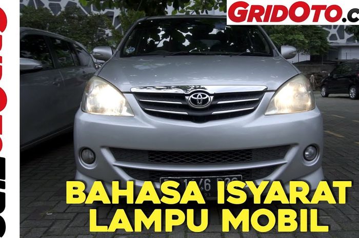 Bahasa isyarat lampu mobil