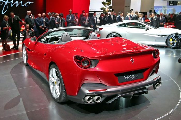 Ferrari Portofino yang ditampilakn dalam ajang Frankfurt Motor Show 2017