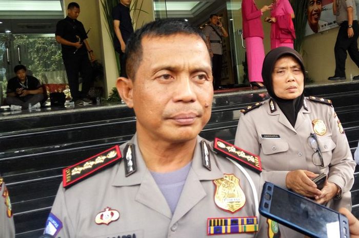 Direktur Lalu Lintas Polda Metro Jaya Kombes Halim Pagarra