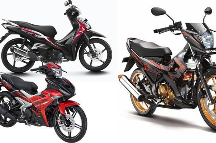 Ilustrasi bursa motor bebek 