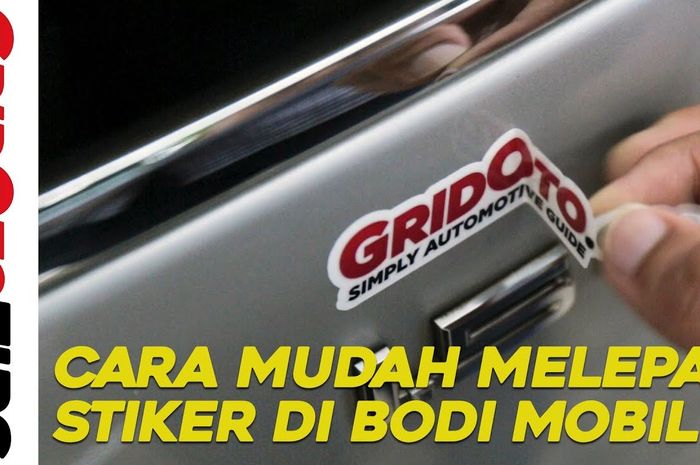 Cara mudah melepas stiker di bodi mobil