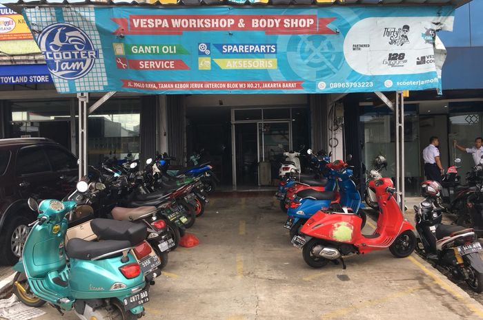 Scooter Jam. Bengkel spesialis Vespa dan Piaggio